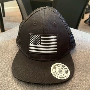 Binky bro American Flag trucker hat - infant